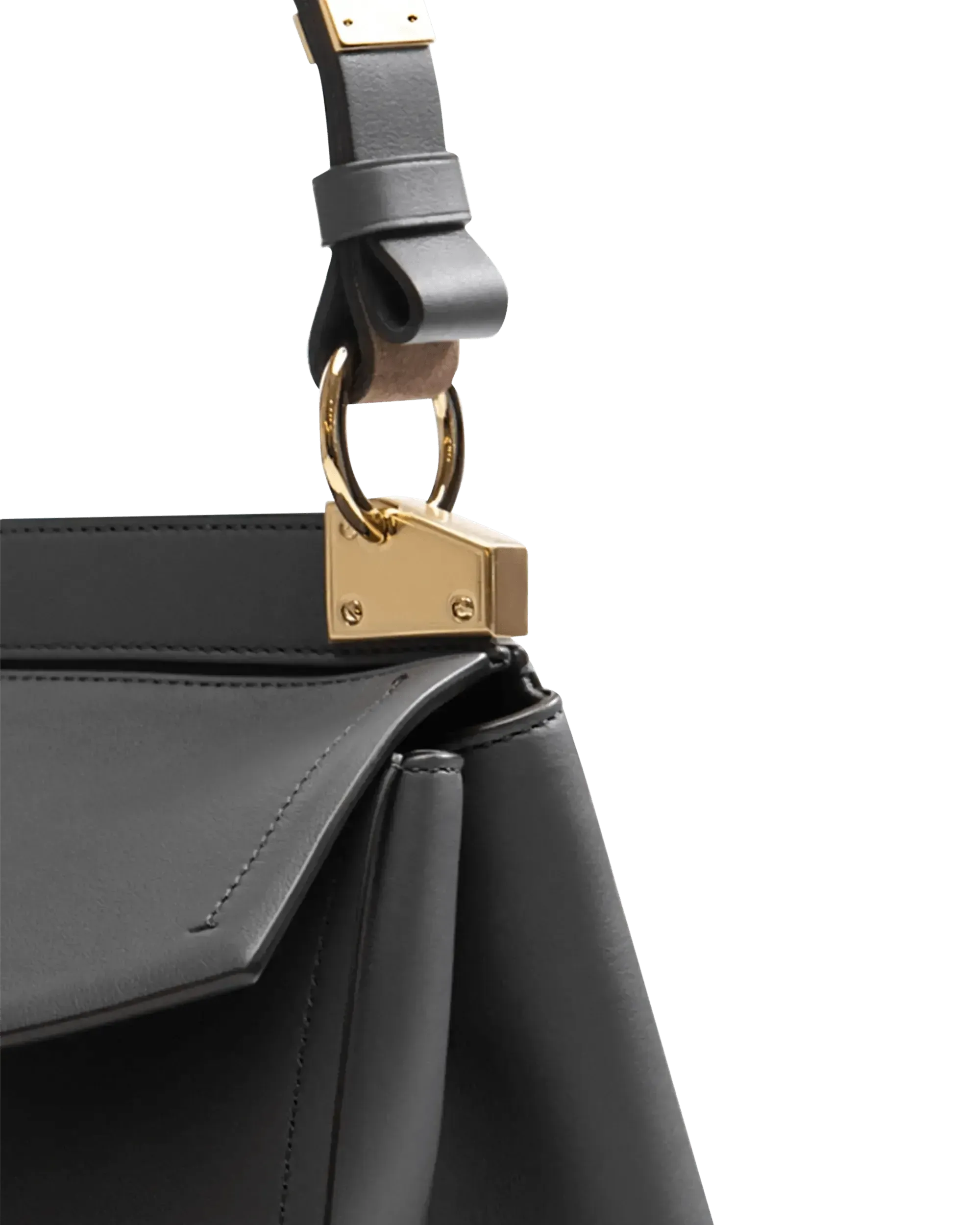 Logo-Buckled Day Bag