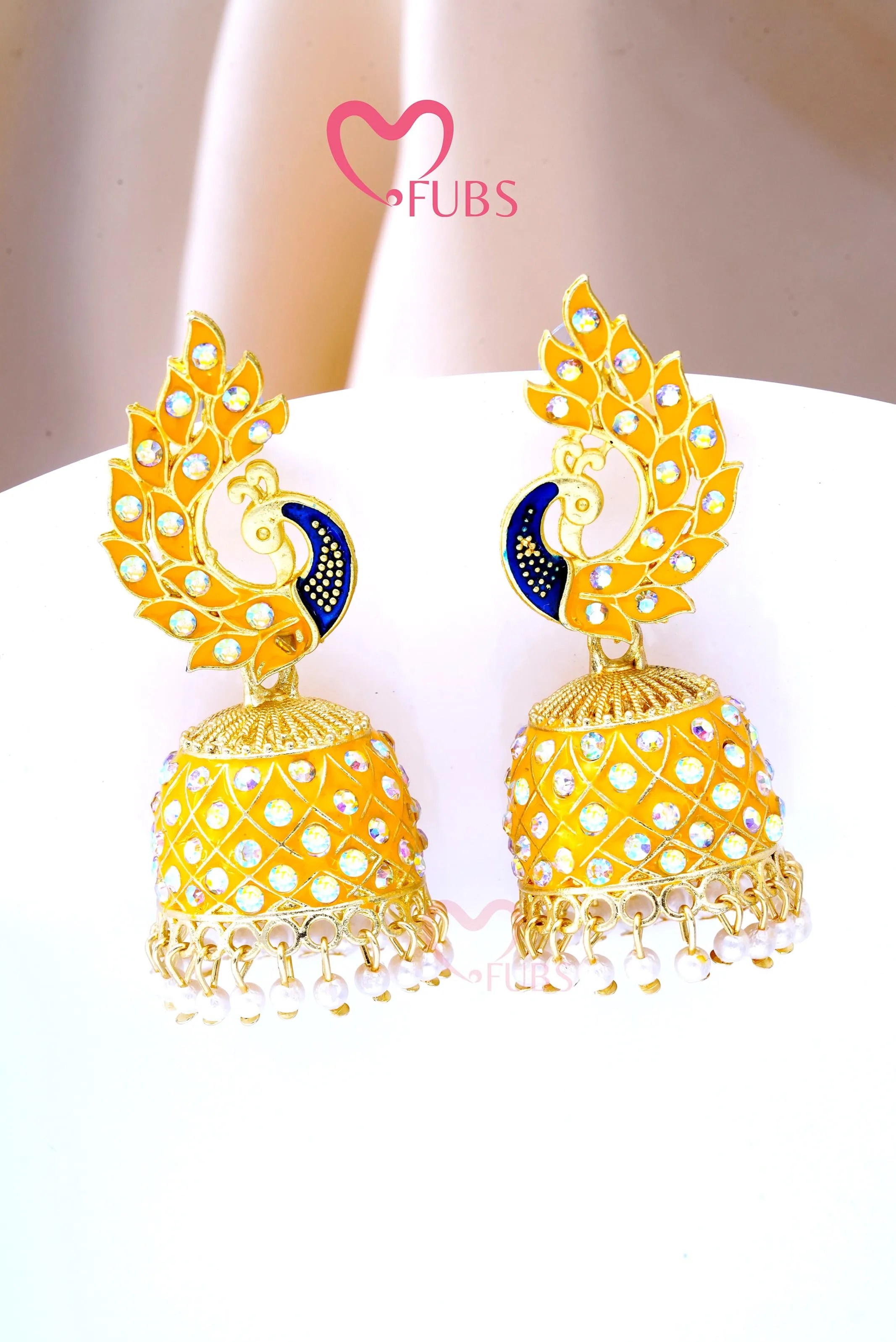 Majestic Peacock Finesse Jhumka