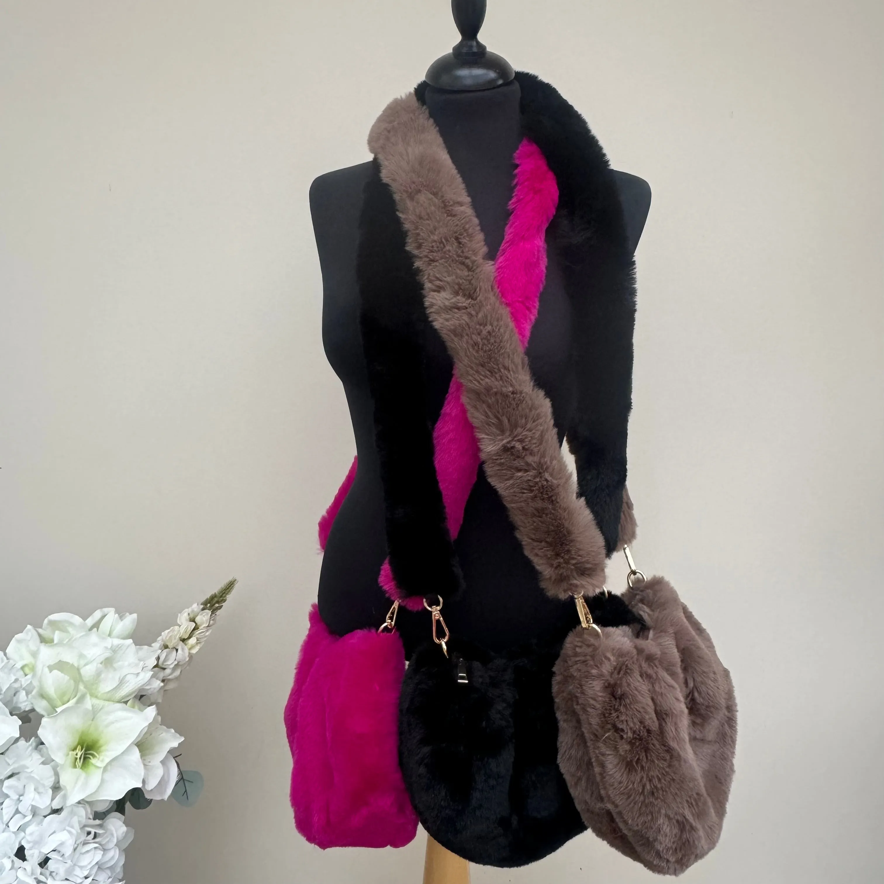 Malissa J Fur Cross Body Bag