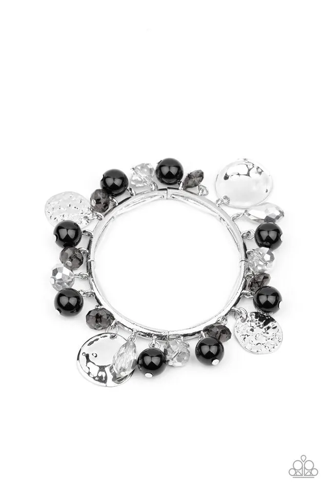 Paparazzi Bracelet ~ Charming Treasure - Black