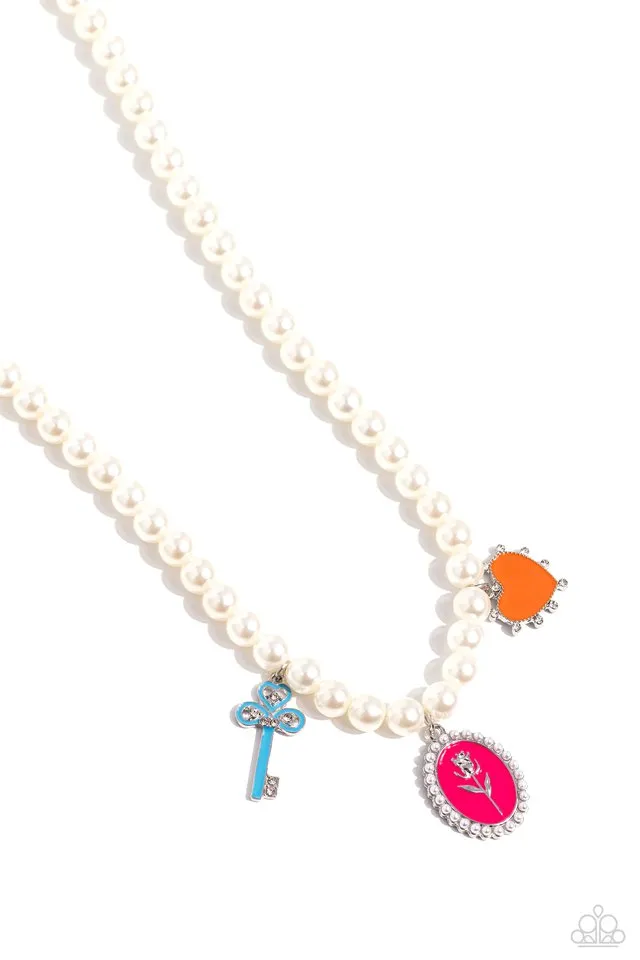 Paparazzi Necklace ~ Charming Collision - Multi