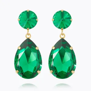 Perfect Drop Earrings / Majestic Green