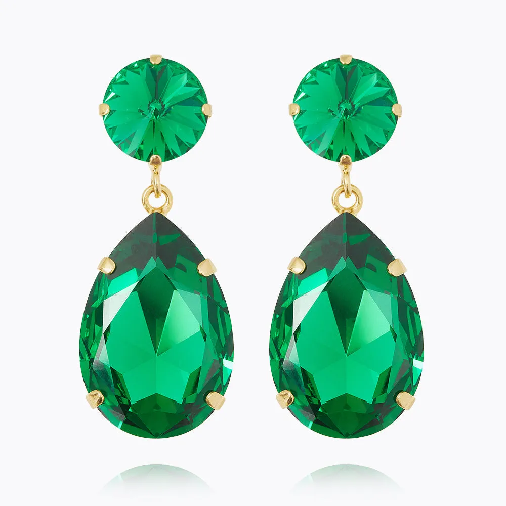 Perfect Drop Earrings / Majestic Green