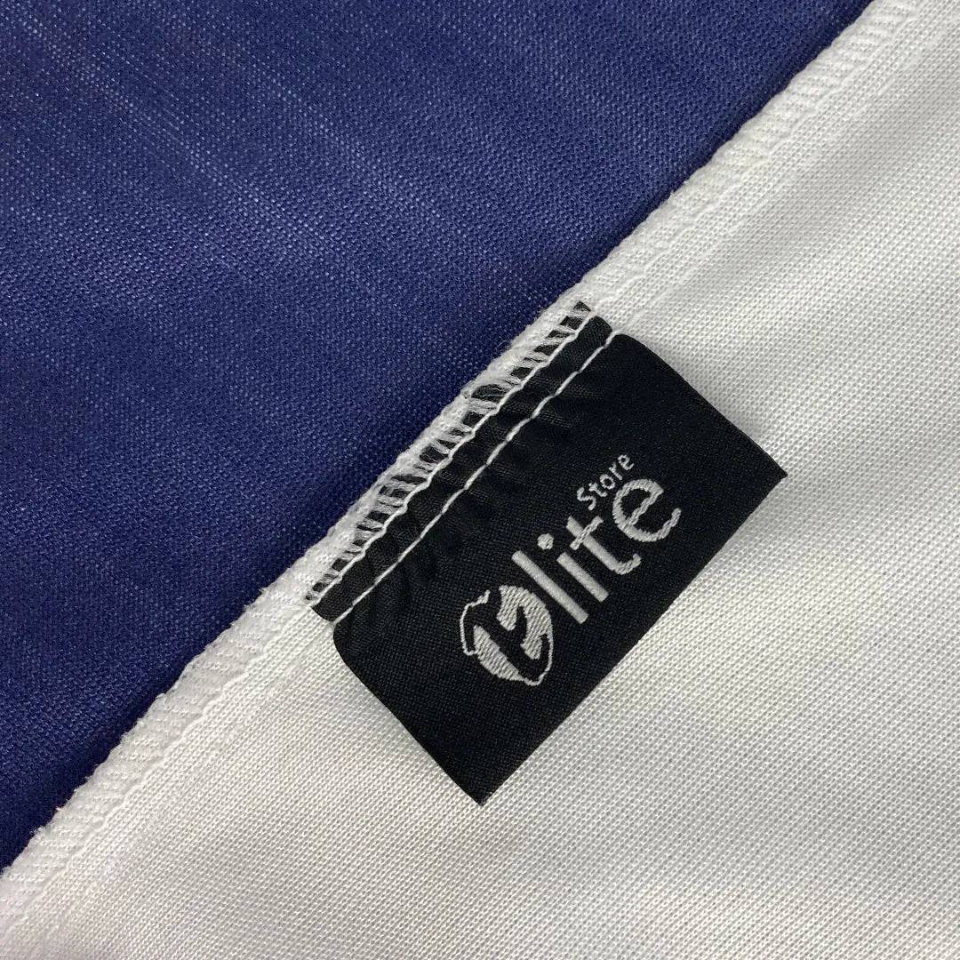 Poly Cotton Fitted Style Waterproof Mattress Protector Blue Color