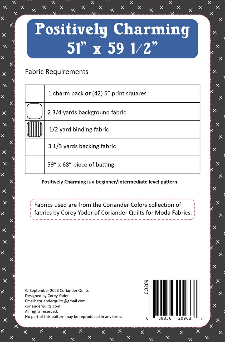 Positively Charming Quilt Pattern