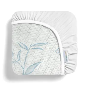Premium Bamboo Mattress Protector 180x200 35CM | Blue | Breathable & Waterproof by Cotton Home