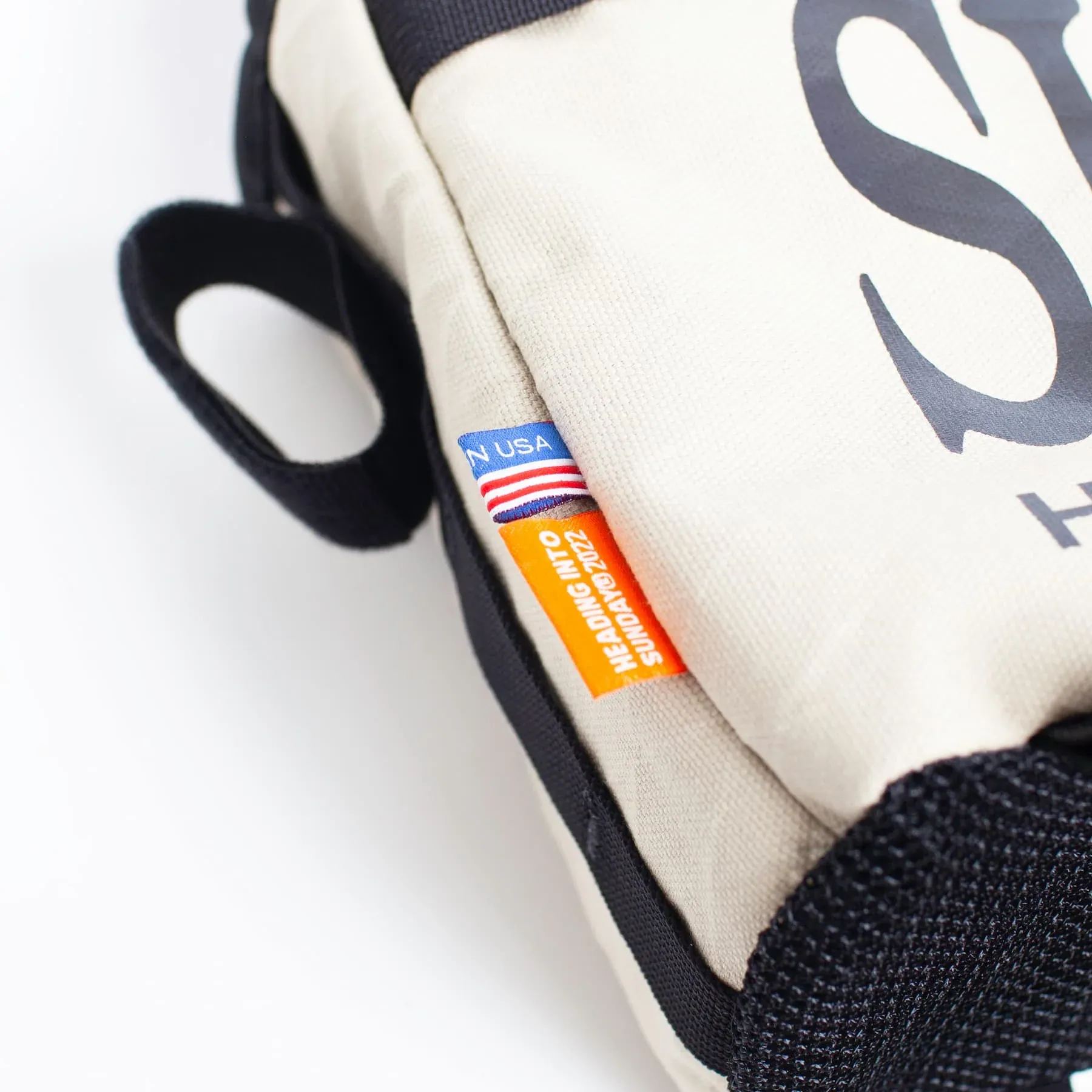 "Driller" Cream Stem Bag