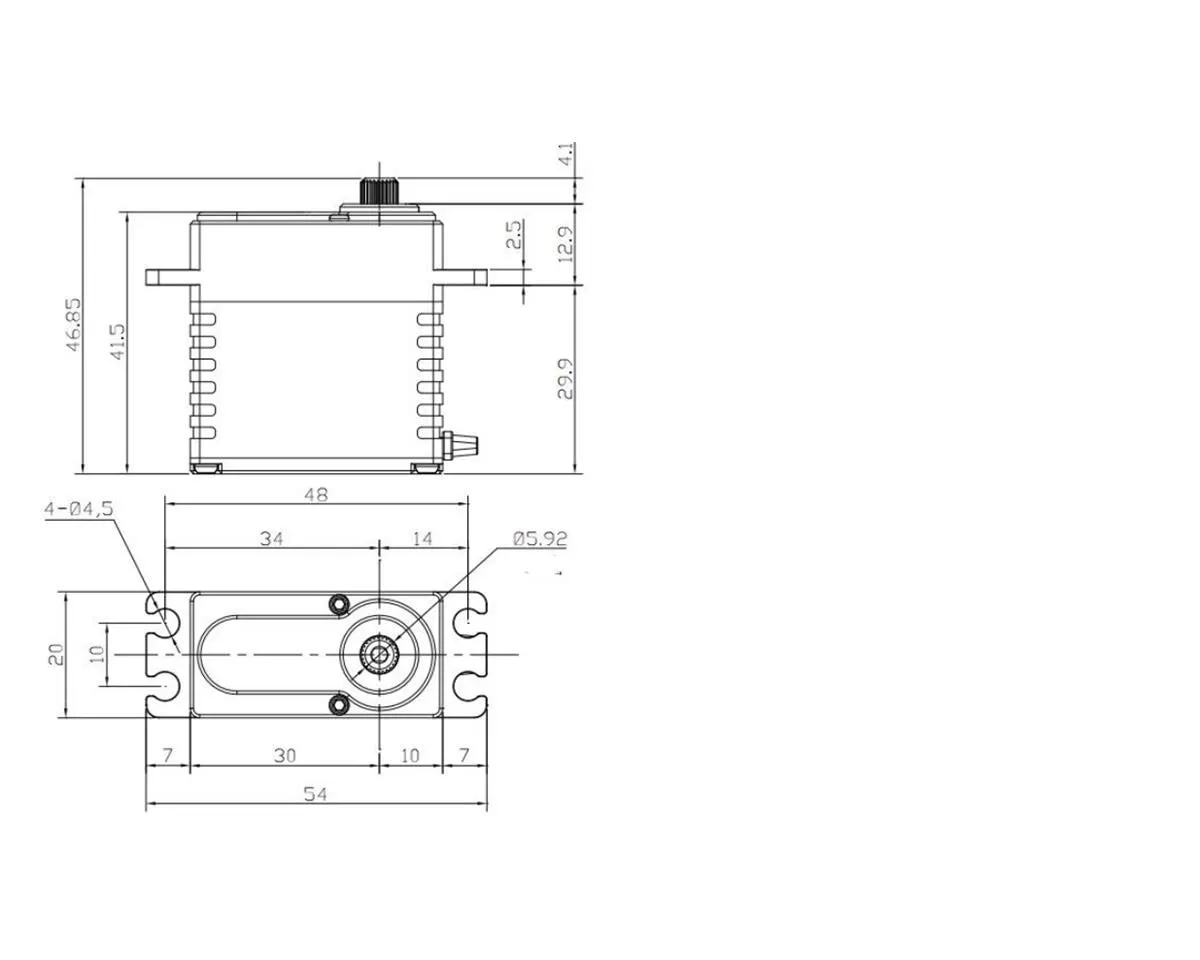 REEFS RC Triple8 16.8V Servo Programmable, 4S Connector