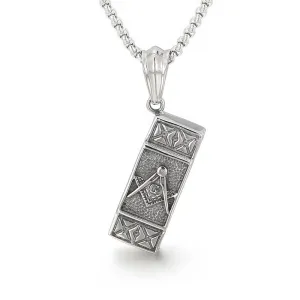 Retro Personalized Music Harmonica Piano Titanium Steel Pendant