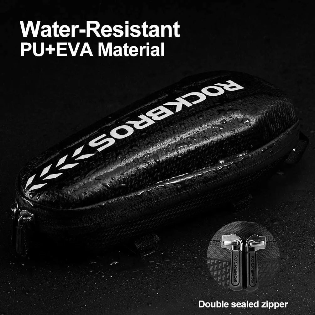 ROCKBROS Top Tube Bike Bag Bike Front Frame Bag EVA Bicycle Bag  Below 6.2"/6.5"