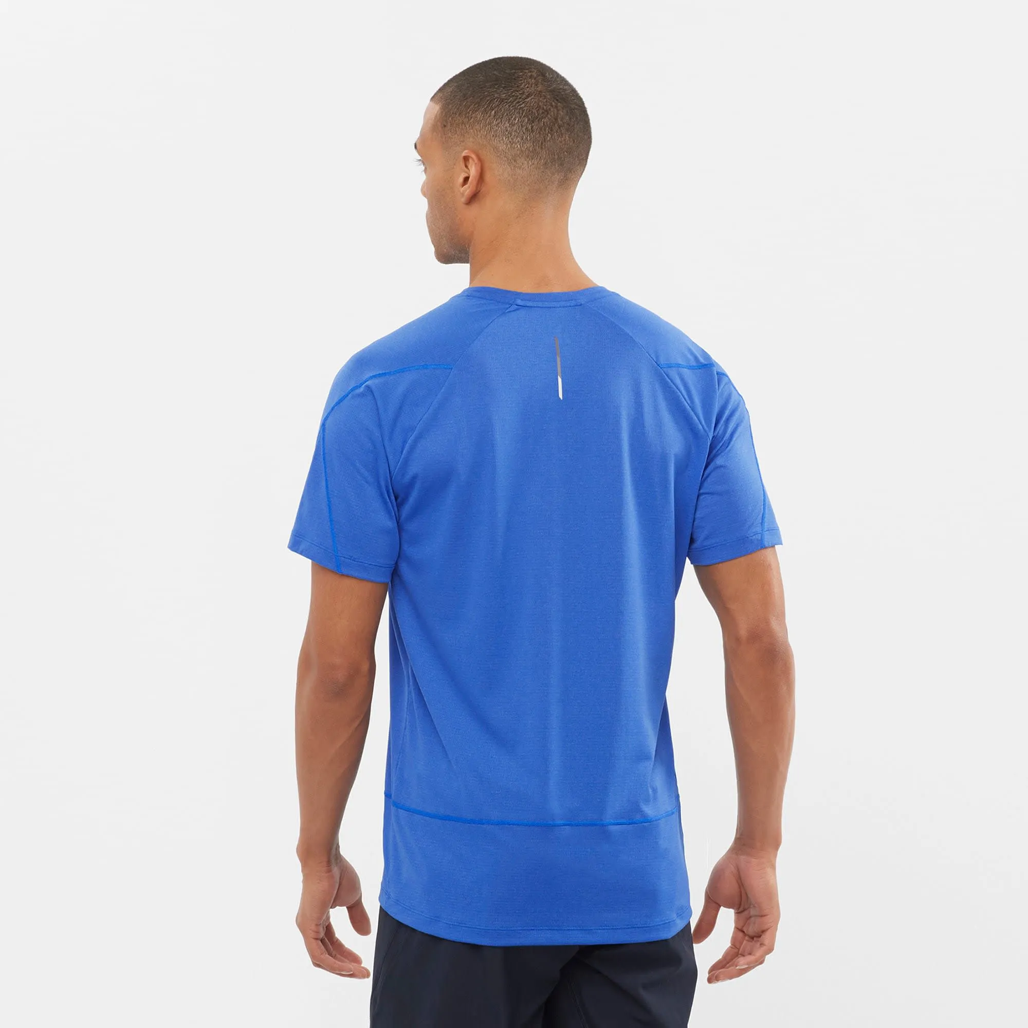 Salomon Men&#x27;s Cross Run Tee Nautical Blue | Buy Salomon Men&#x27;s Cross Run Tee Nautical Blue here | Outnorth