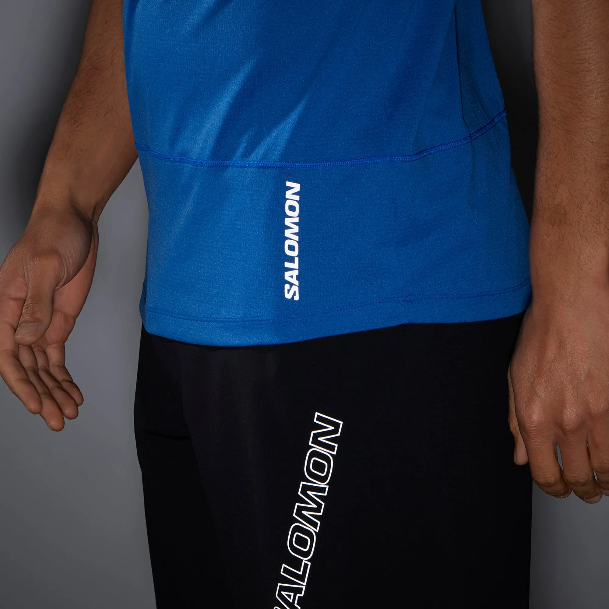 Salomon Men&#x27;s Cross Run Tee Nautical Blue | Buy Salomon Men&#x27;s Cross Run Tee Nautical Blue here | Outnorth