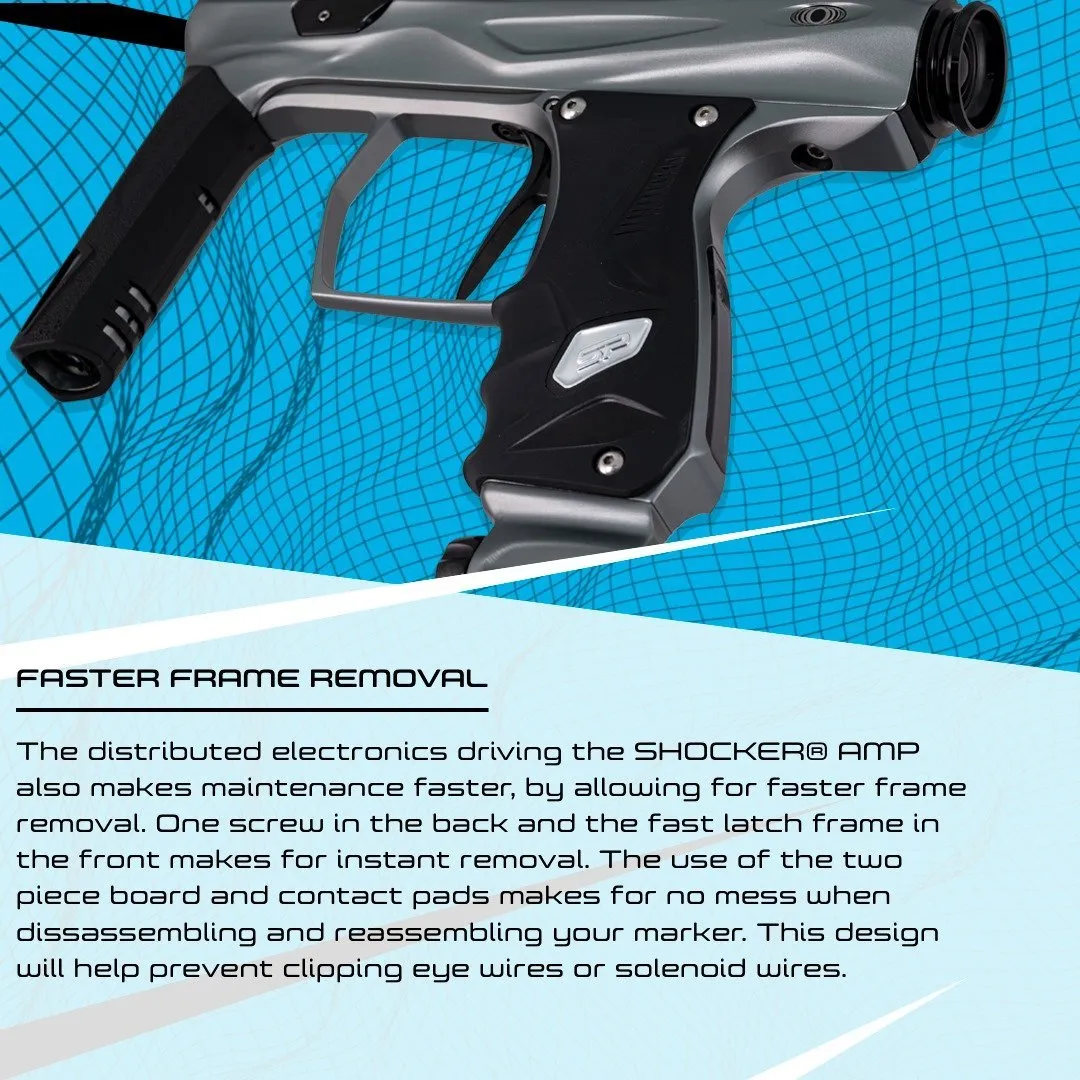 Shocker AMP - Dust Blue/Black - Paintball Gun