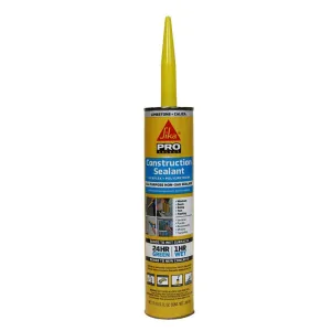 SIKA SIKAFLEX PRO SELECT Series 515308 Construction Sealant, Limestone, 10.1 oz, Cartridge :EA: QUANTITY: 12