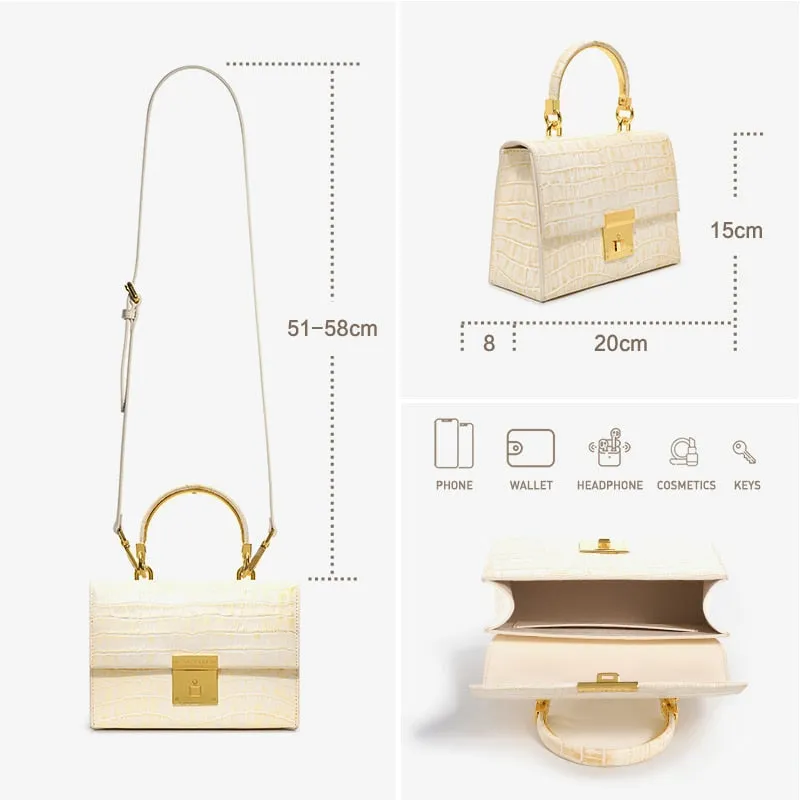 Snatched Me Genuine Leather Women's Shoulder Bag