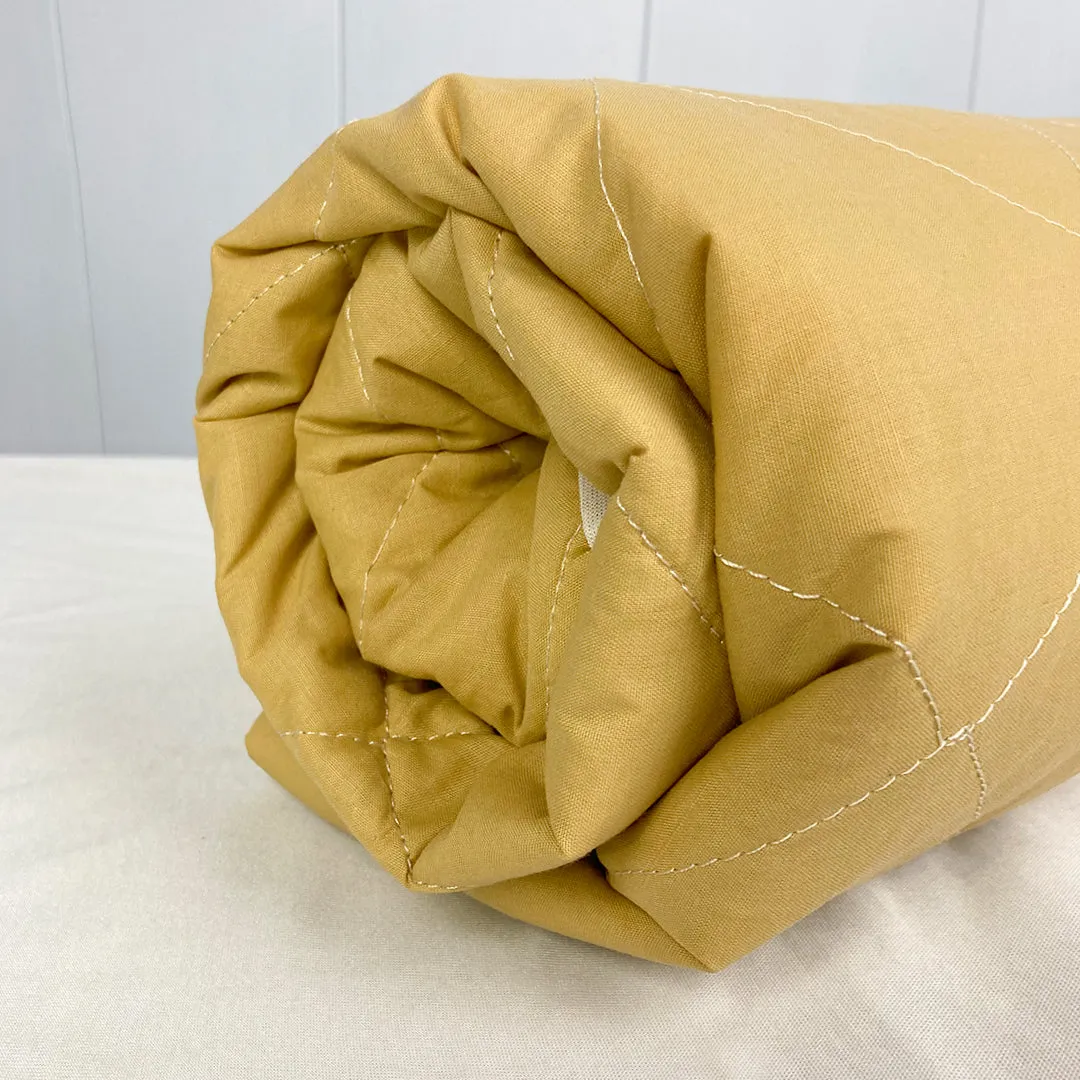 Soft Cotton Quilted 100% Waterproof Fitted Mattress Protector In Skin Color
