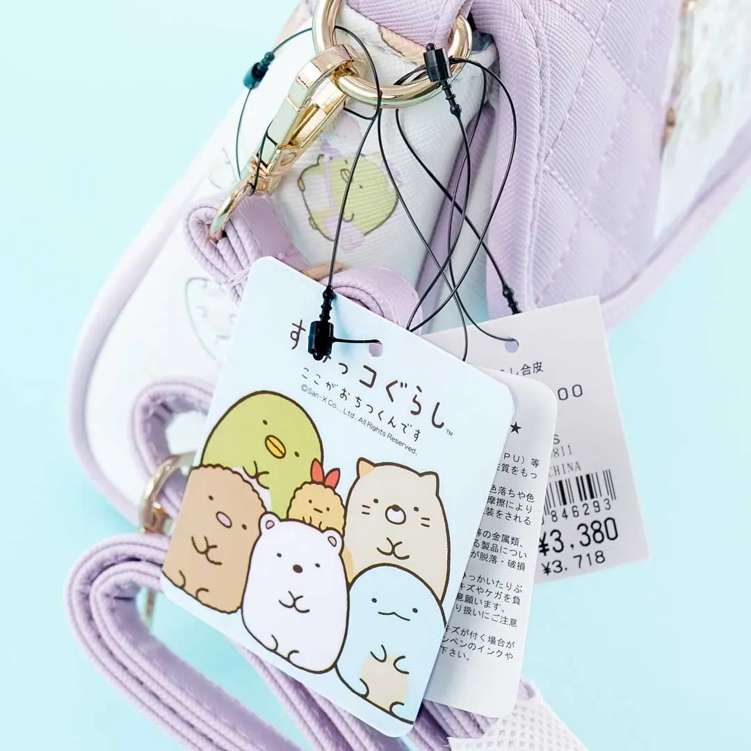 Sumikko Gurashi Tapioca Park Purple Multi-Strap Sling Bag