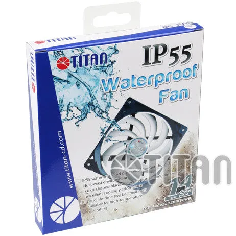 Titan IP55 140X140X25mm Rated Water and Dust Resistant Fan TFD-14025H12B