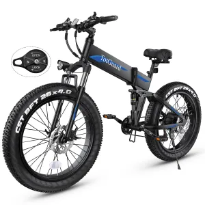 TotGuard Pioneer All Terrain Folding Fat Tire Electric Bike