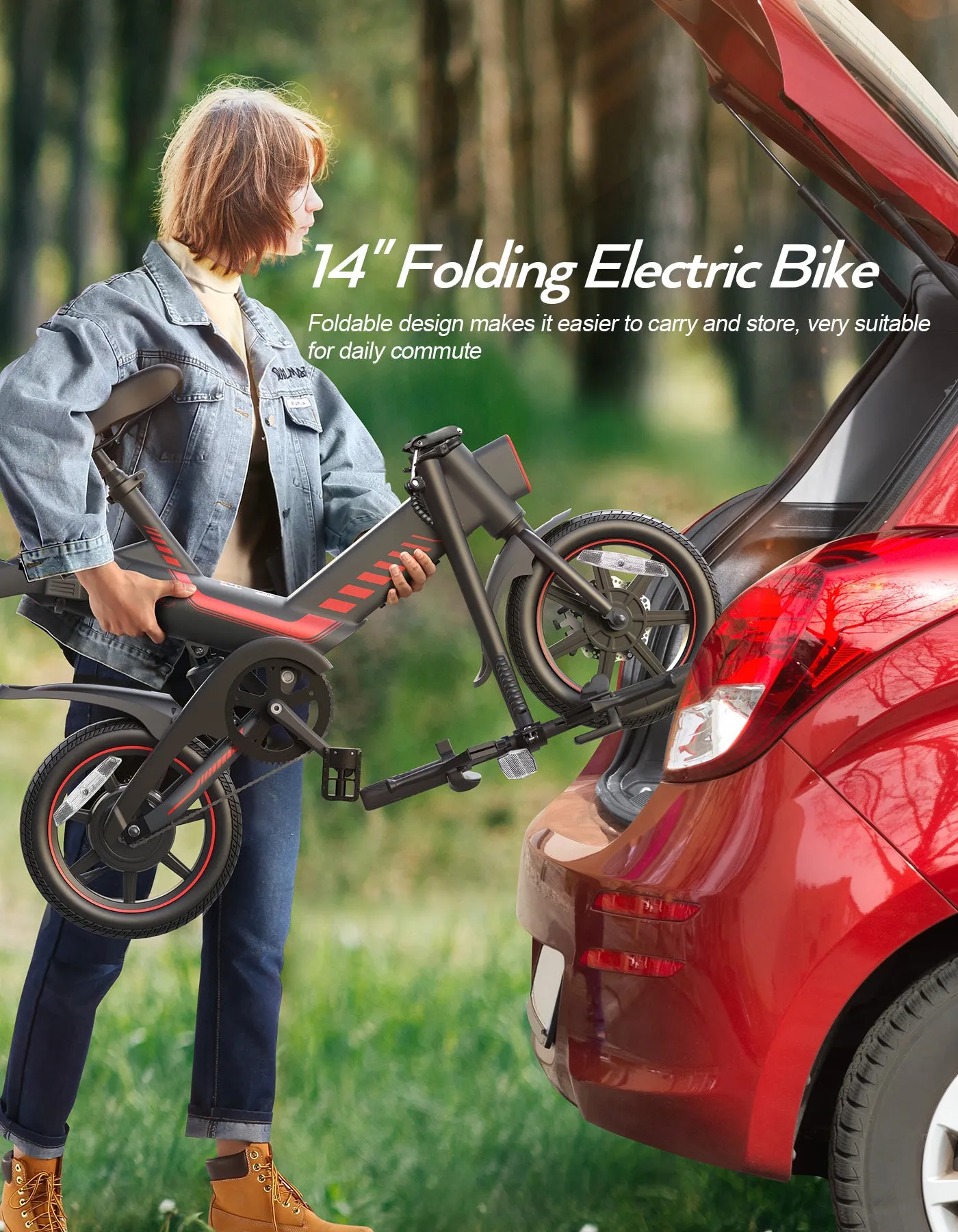 TotGuard Sailnovo Urban Commuter Folding Electric Bike
