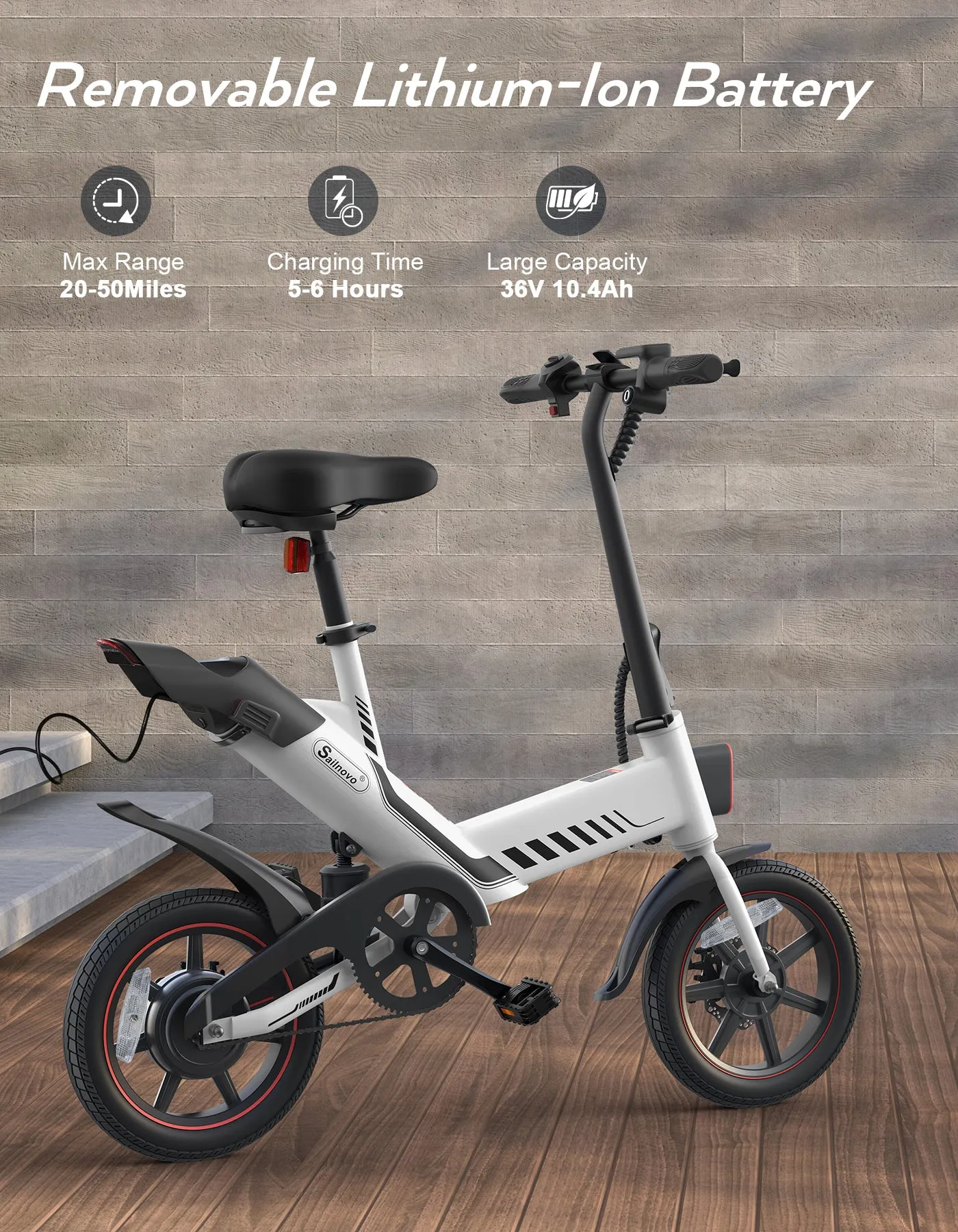 TotGuard Sailnovo Urban Commuter Folding Electric Bike