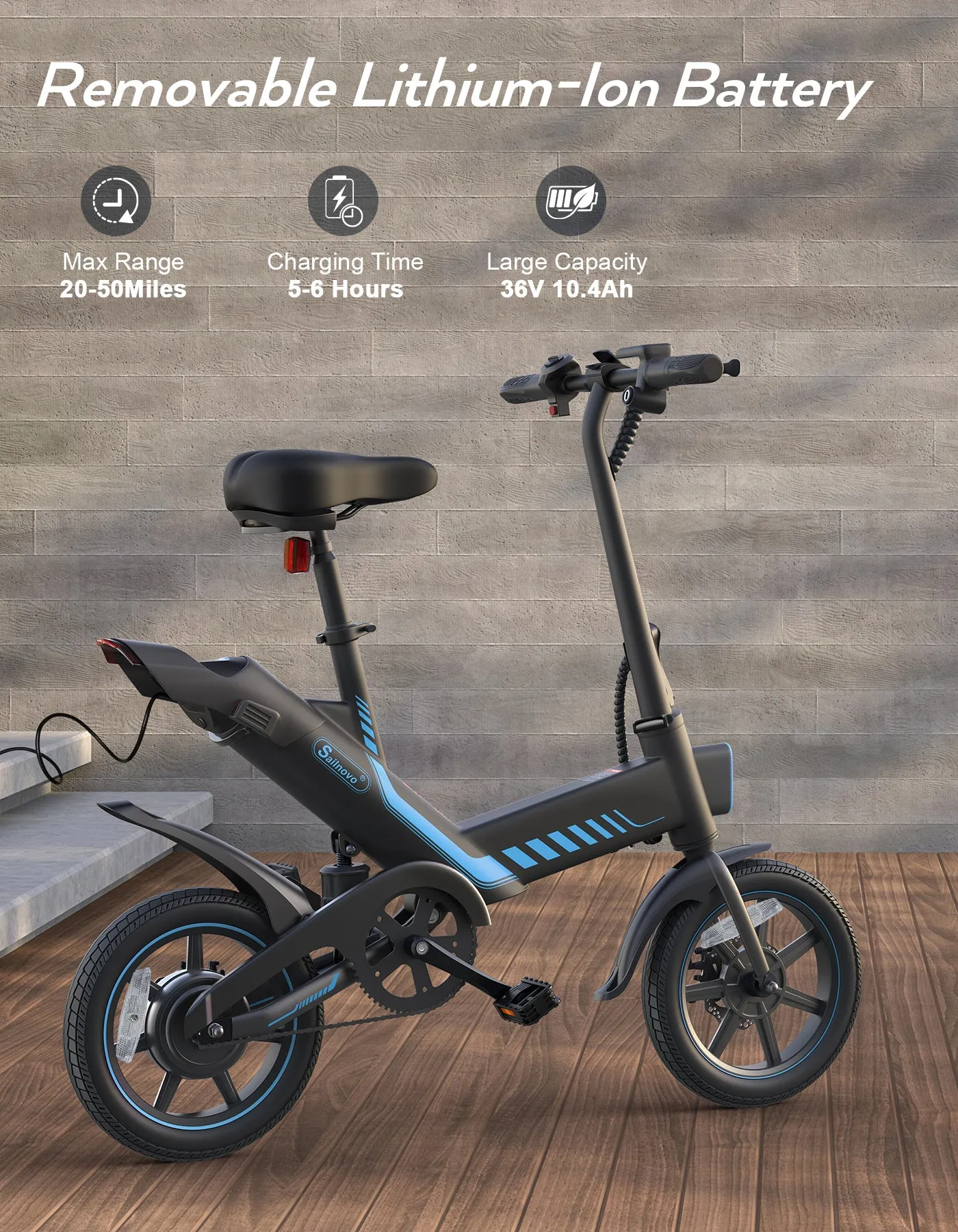 TotGuard Sailnovo Urban Commuter Folding Electric Bike