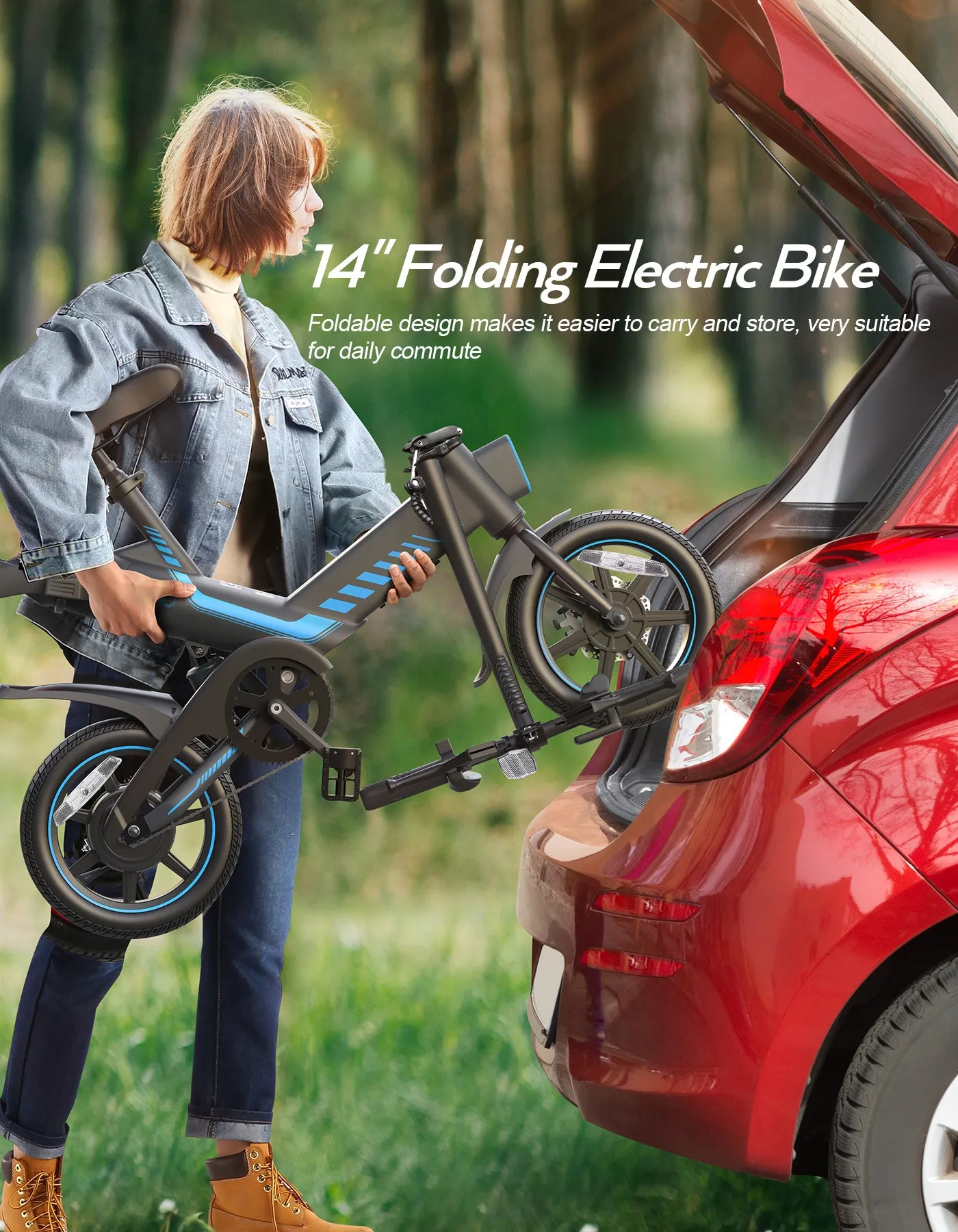 TotGuard Sailnovo Urban Commuter Folding Electric Bike