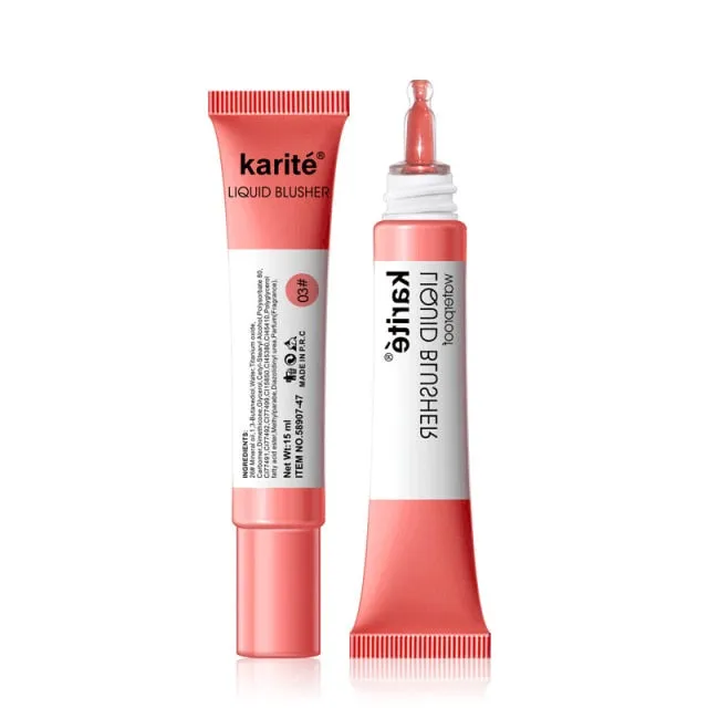 VenusFox 1PCS New Fashion Professional Liquid Blush Cream Cheek Blusher Waterproof Long Lasting Natural Easy To Color Makeup Tool TSLM1