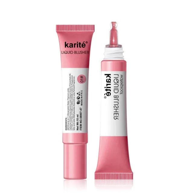 VenusFox 1PCS New Fashion Professional Liquid Blush Cream Cheek Blusher Waterproof Long Lasting Natural Easy To Color Makeup Tool TSLM1