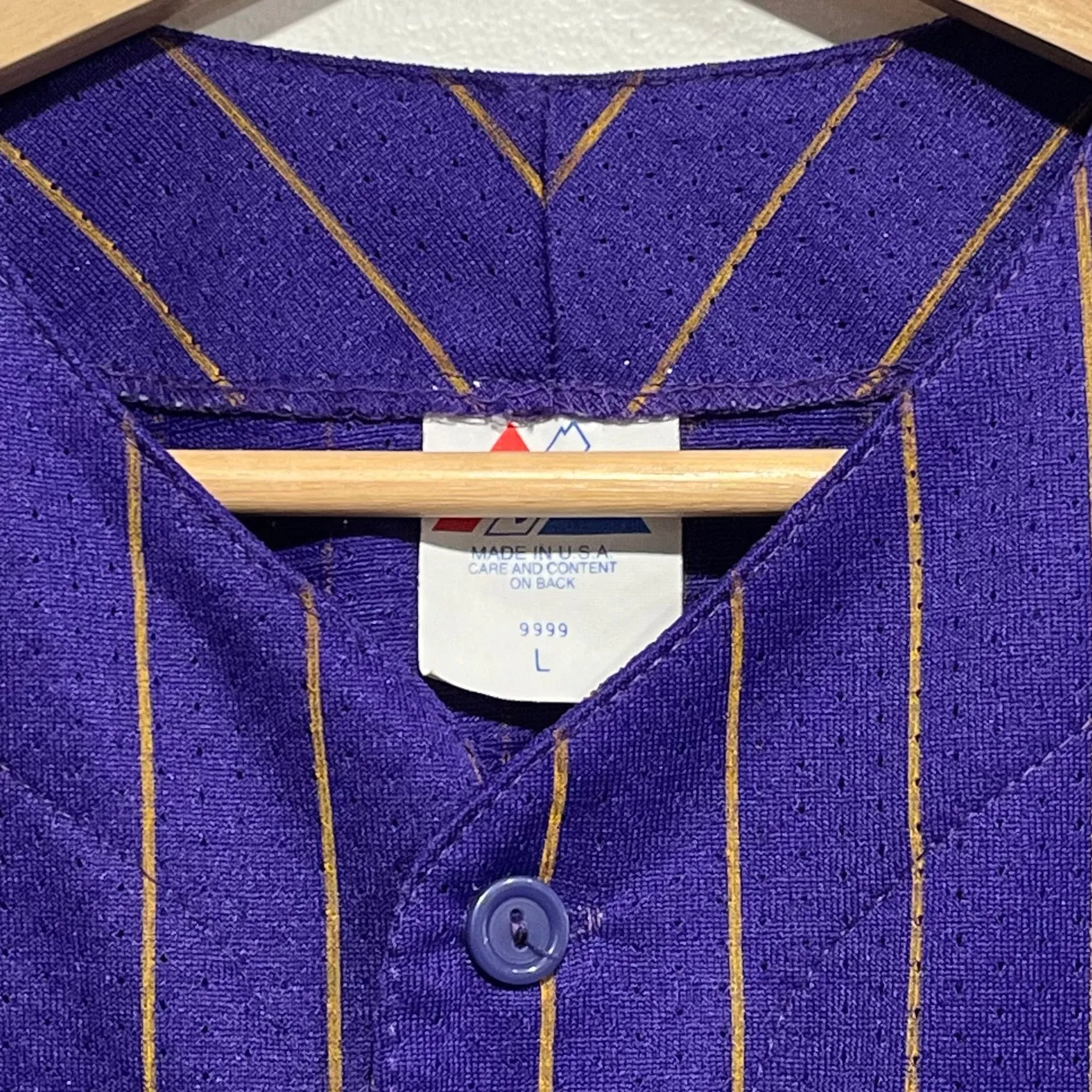 Vintage Minnesota Vikings Baseball Jersey L