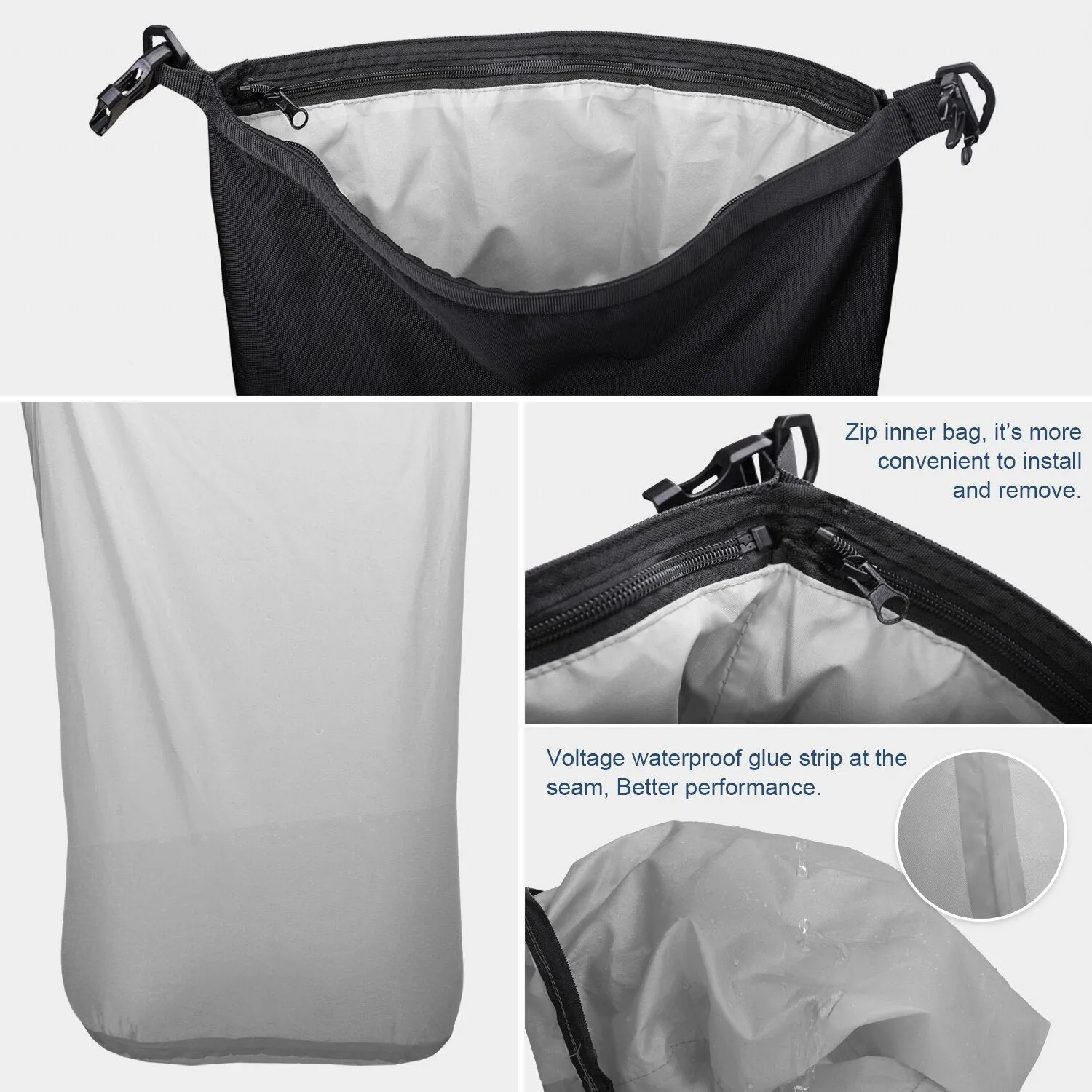 Waterproof Rhino Walk Motorcycle Saddle Backpack