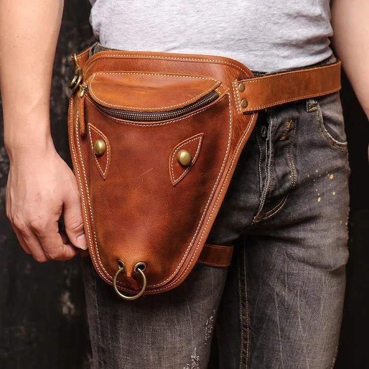 Woosir Cool Cow Head Leg Crossbody Bag Fanny Pack