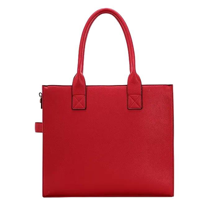 Wrangler Ladies Carry-All Red Whipstitch Crossbody Tote Bag WG70-8317RD