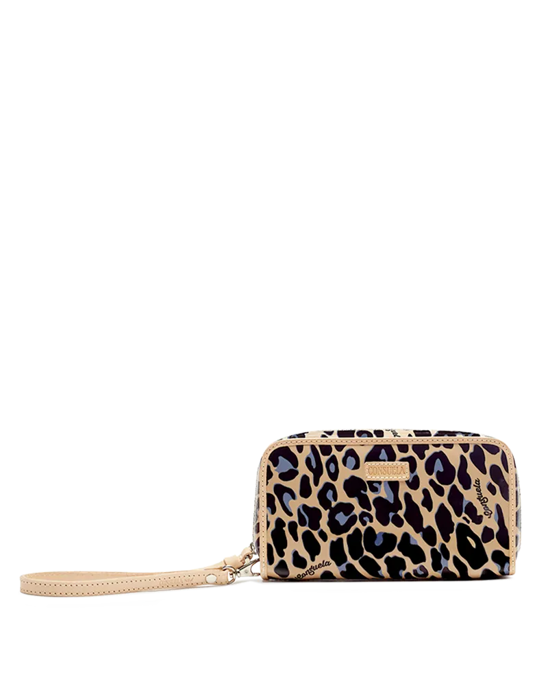 Wristlet Wallet Blue Jag