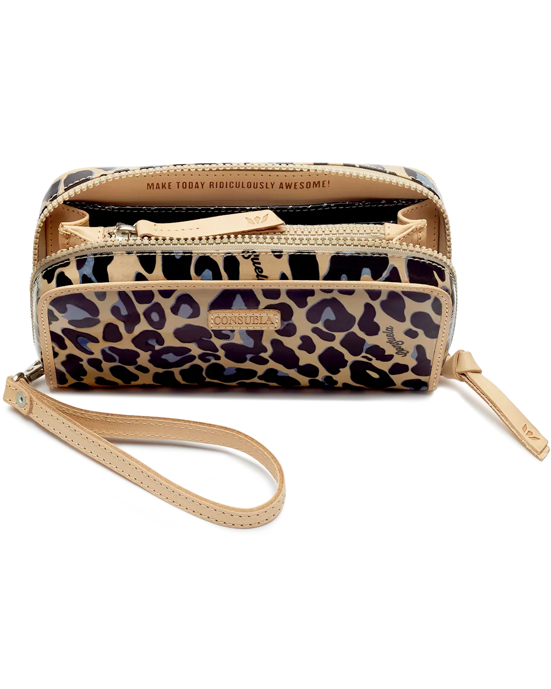 Wristlet Wallet Blue Jag